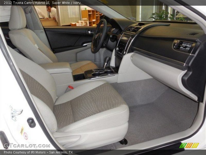 Super White / Ivory 2012 Toyota Camry Hybrid LE