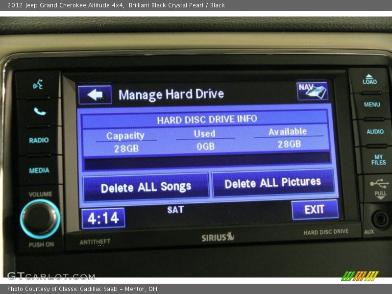 Brilliant Black Crystal Pearl / Black 2012 Jeep Grand Cherokee Altitude 4x4