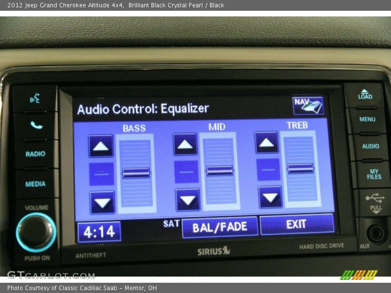 Brilliant Black Crystal Pearl / Black 2012 Jeep Grand Cherokee Altitude 4x4