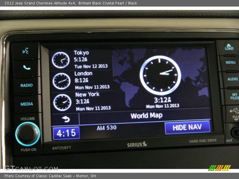 Brilliant Black Crystal Pearl / Black 2012 Jeep Grand Cherokee Altitude 4x4