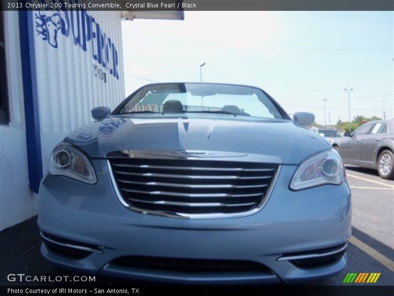 Crystal Blue Pearl / Black 2013 Chrysler 200 Touring Convertible