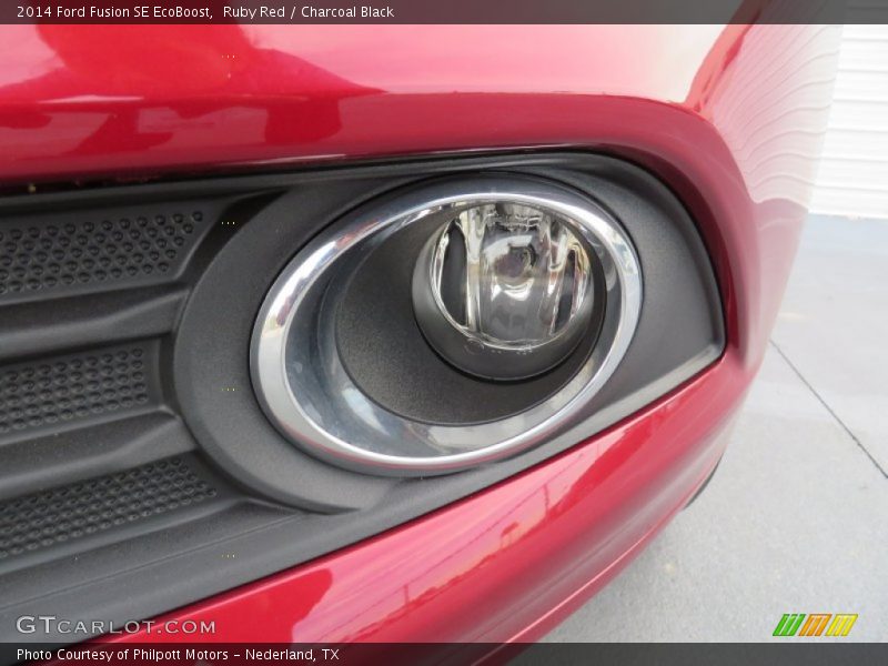 Ruby Red / Charcoal Black 2014 Ford Fusion SE EcoBoost