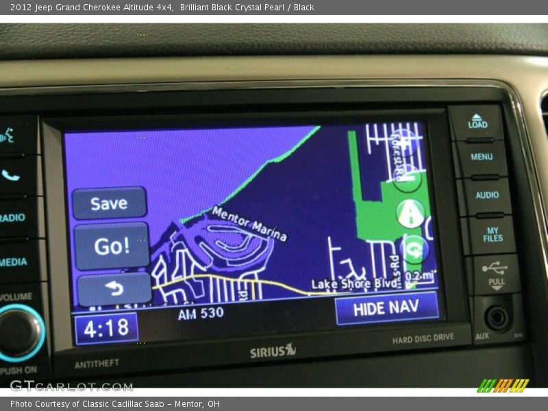 Brilliant Black Crystal Pearl / Black 2012 Jeep Grand Cherokee Altitude 4x4