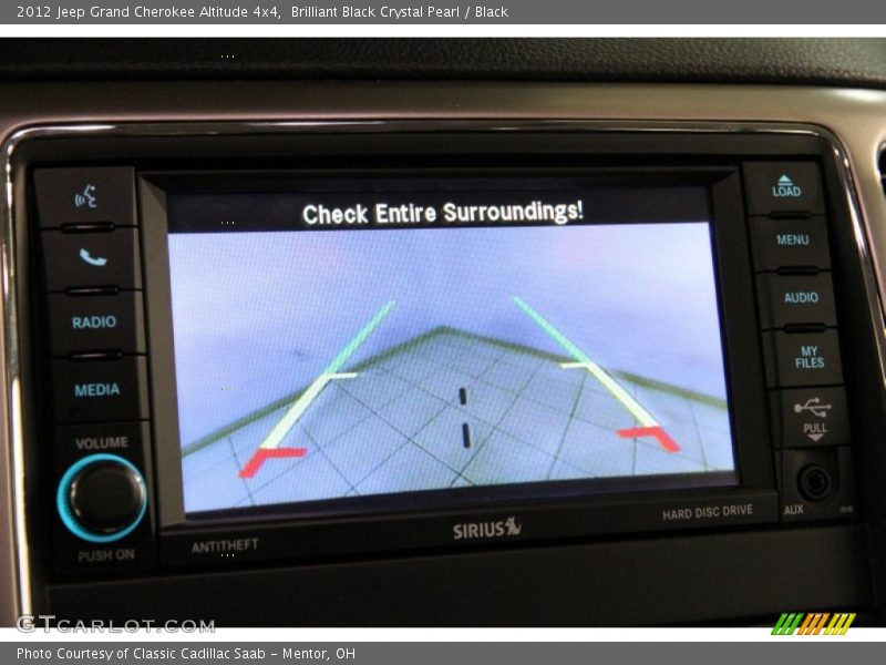 Brilliant Black Crystal Pearl / Black 2012 Jeep Grand Cherokee Altitude 4x4