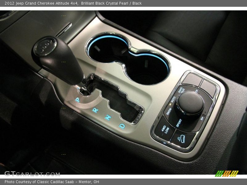 Brilliant Black Crystal Pearl / Black 2012 Jeep Grand Cherokee Altitude 4x4