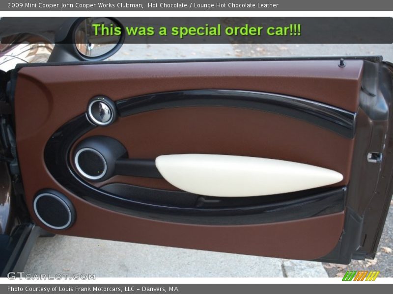 Hot Chocolate / Lounge Hot Chocolate Leather 2009 Mini Cooper John Cooper Works Clubman