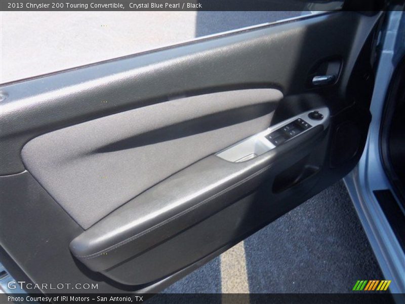 Crystal Blue Pearl / Black 2013 Chrysler 200 Touring Convertible