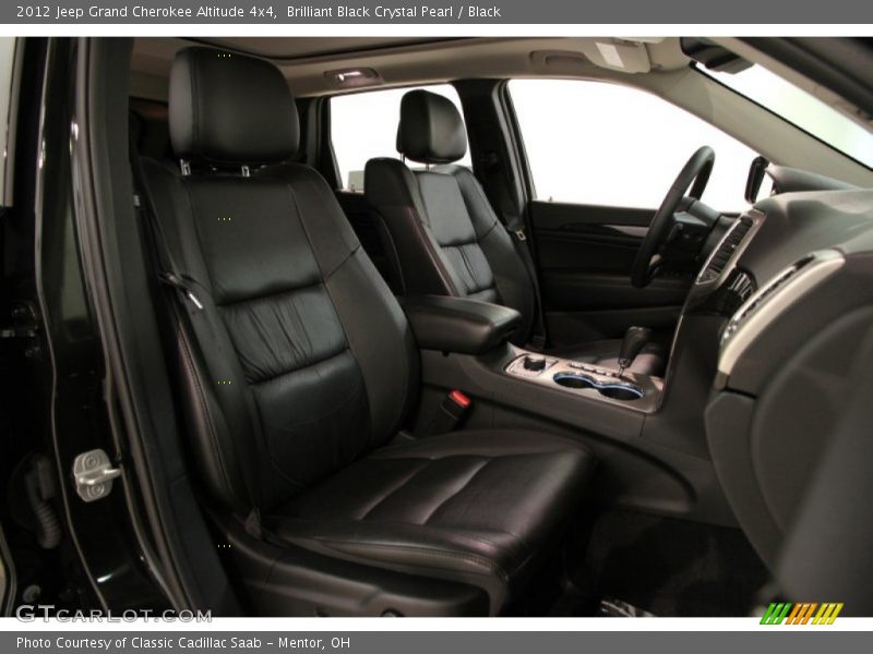 Brilliant Black Crystal Pearl / Black 2012 Jeep Grand Cherokee Altitude 4x4