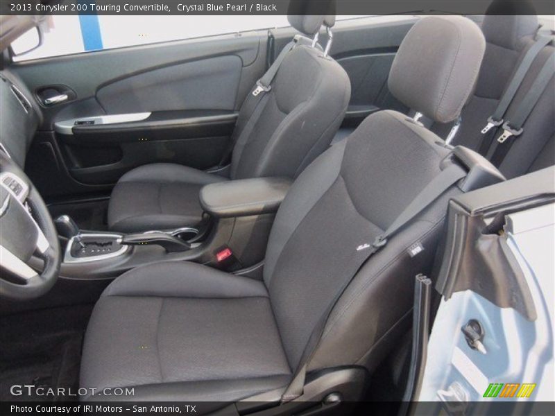 Crystal Blue Pearl / Black 2013 Chrysler 200 Touring Convertible