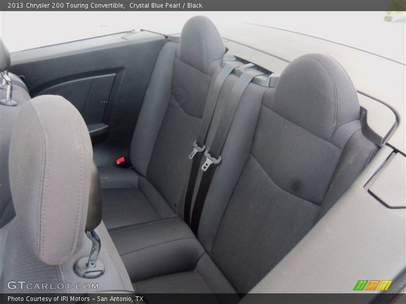 Crystal Blue Pearl / Black 2013 Chrysler 200 Touring Convertible