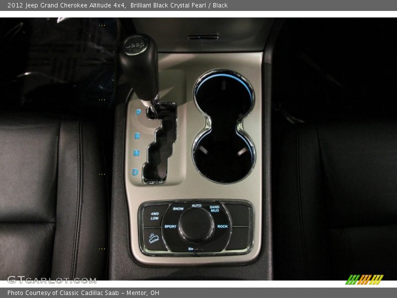 Brilliant Black Crystal Pearl / Black 2012 Jeep Grand Cherokee Altitude 4x4