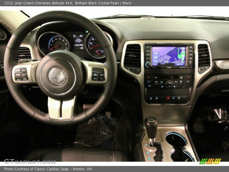 Brilliant Black Crystal Pearl / Black 2012 Jeep Grand Cherokee Altitude 4x4