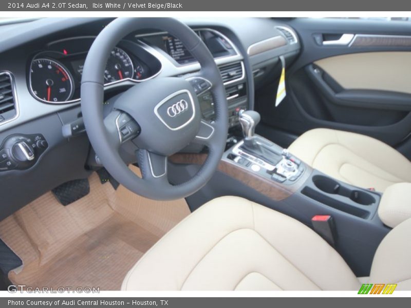 Ibis White / Velvet Beige/Black 2014 Audi A4 2.0T Sedan