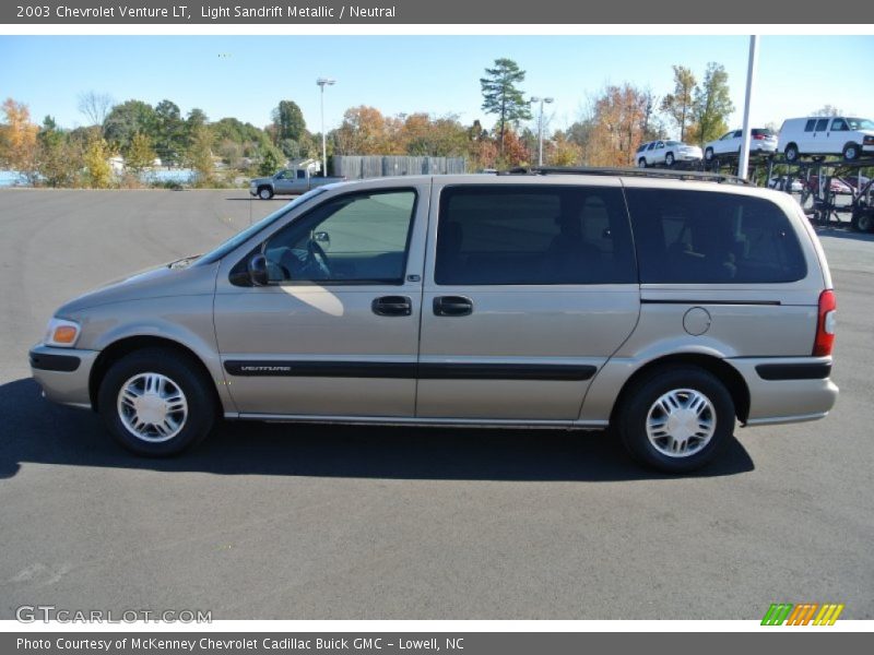 Light Sandrift Metallic / Neutral 2003 Chevrolet Venture LT