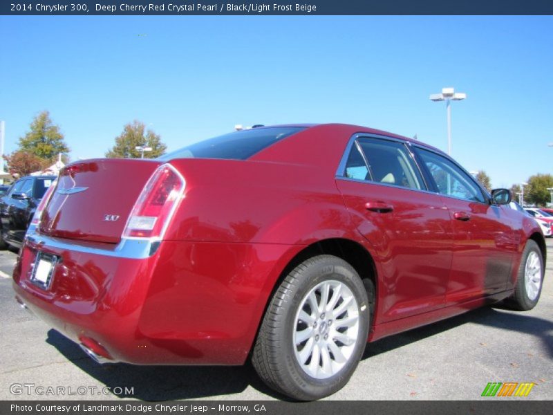 Deep Cherry Red Crystal Pearl / Black/Light Frost Beige 2014 Chrysler 300