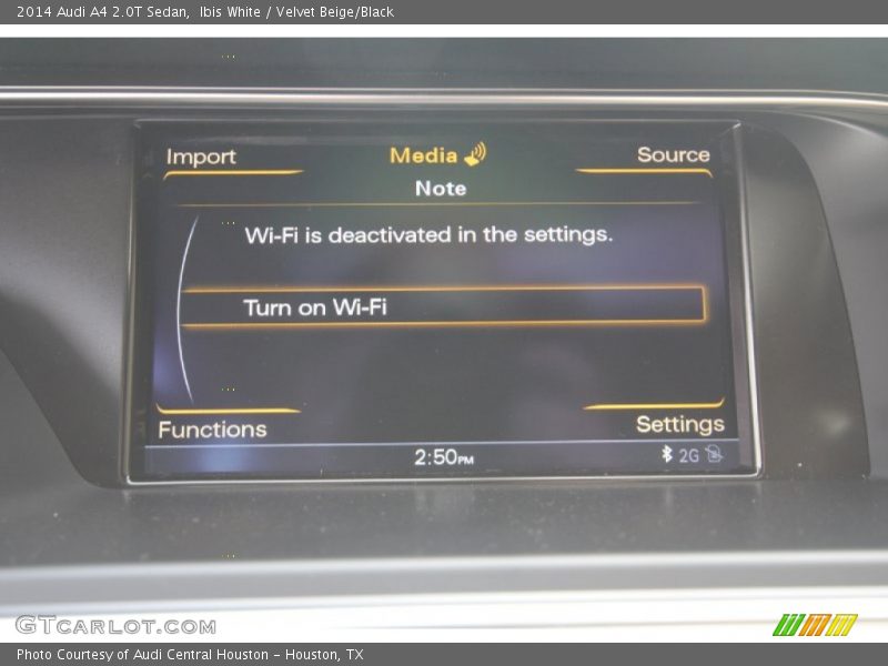 Ibis White / Velvet Beige/Black 2014 Audi A4 2.0T Sedan