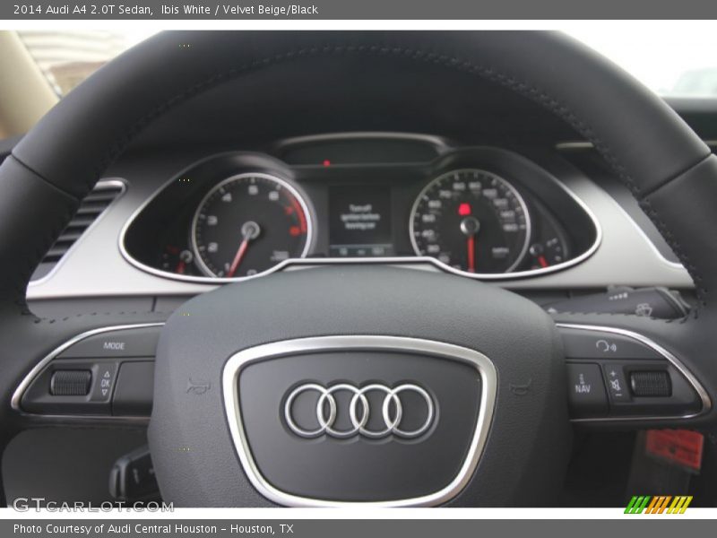 Ibis White / Velvet Beige/Black 2014 Audi A4 2.0T Sedan