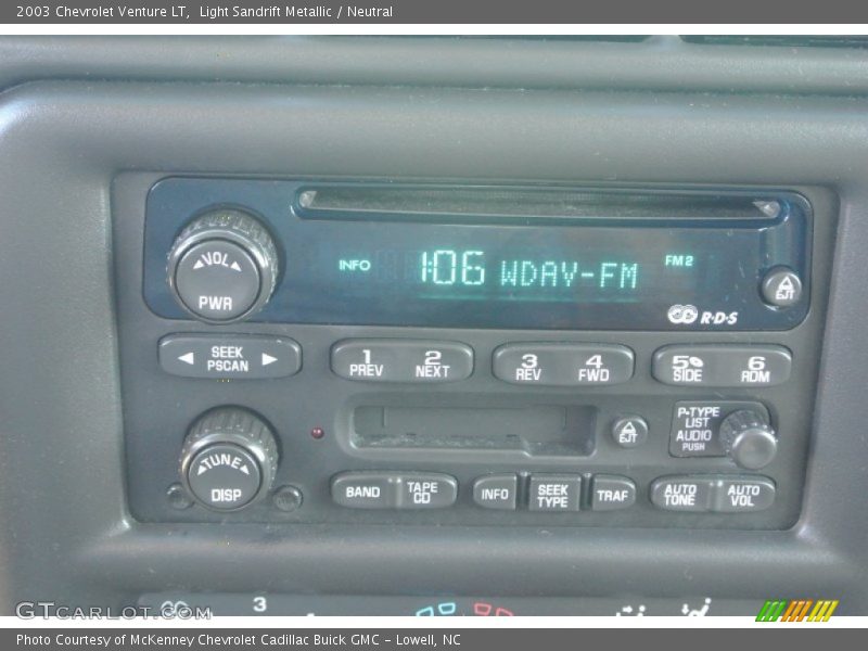 Light Sandrift Metallic / Neutral 2003 Chevrolet Venture LT