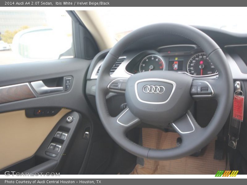 Ibis White / Velvet Beige/Black 2014 Audi A4 2.0T Sedan