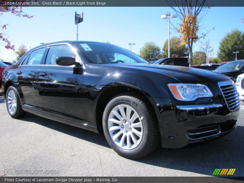 Gloss Black / Black/Light Frost Beige 2014 Chrysler 300