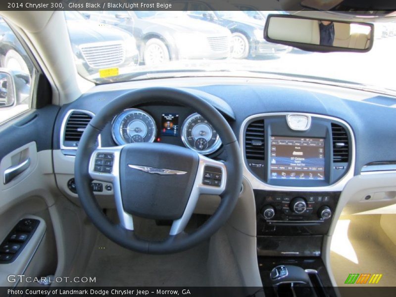 Gloss Black / Black/Light Frost Beige 2014 Chrysler 300