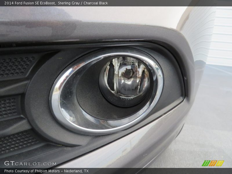 Sterling Gray / Charcoal Black 2014 Ford Fusion SE EcoBoost