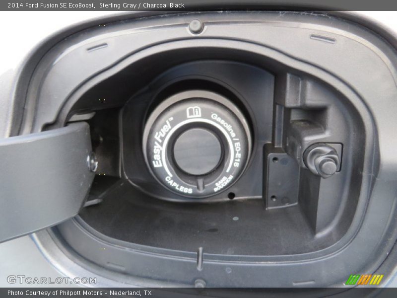 Sterling Gray / Charcoal Black 2014 Ford Fusion SE EcoBoost