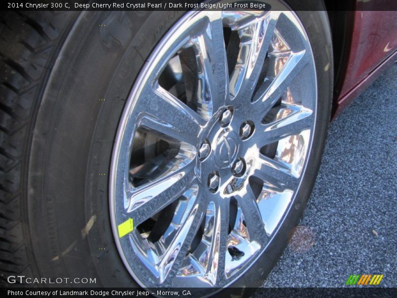 Deep Cherry Red Crystal Pearl / Dark Frost Beige/Light Frost Beige 2014 Chrysler 300 C