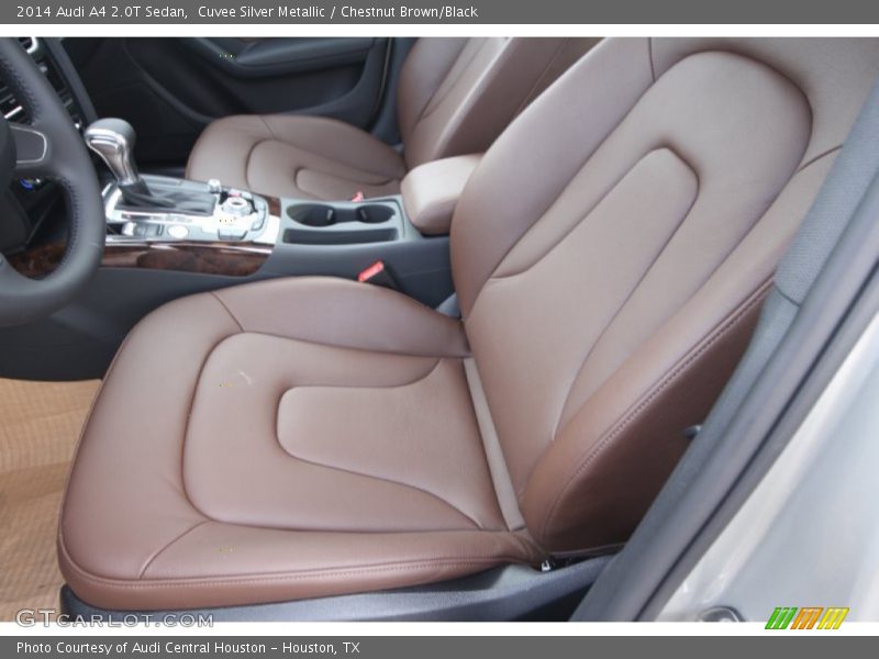 Cuvee Silver Metallic / Chestnut Brown/Black 2014 Audi A4 2.0T Sedan