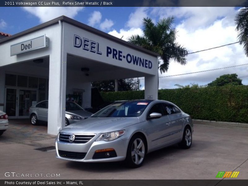 Reflex Silver Metallic / Black 2011 Volkswagen CC Lux Plus