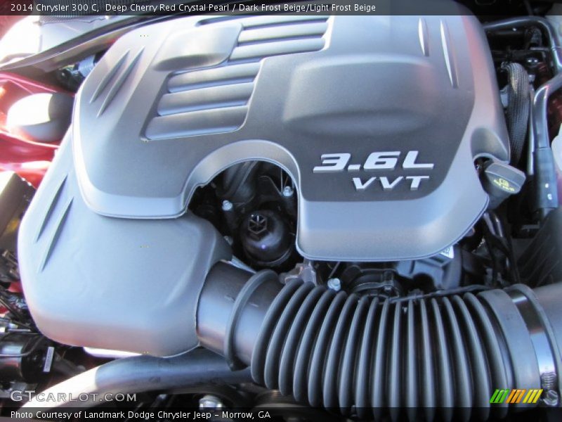 Deep Cherry Red Crystal Pearl / Dark Frost Beige/Light Frost Beige 2014 Chrysler 300 C