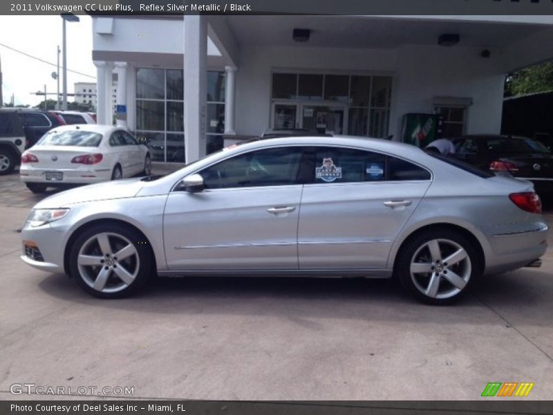 Reflex Silver Metallic / Black 2011 Volkswagen CC Lux Plus