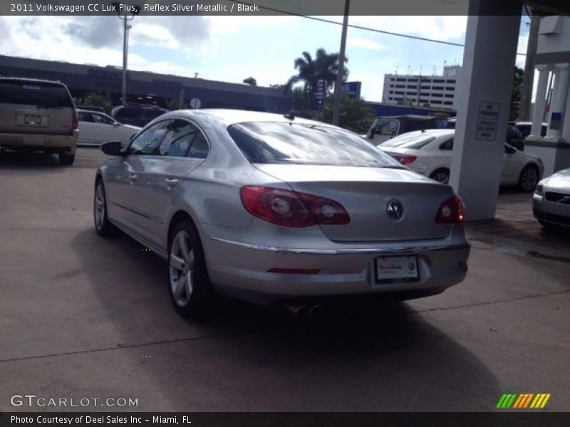 Reflex Silver Metallic / Black 2011 Volkswagen CC Lux Plus