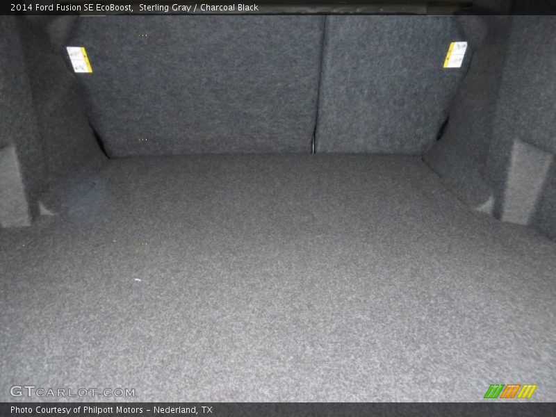 Sterling Gray / Charcoal Black 2014 Ford Fusion SE EcoBoost