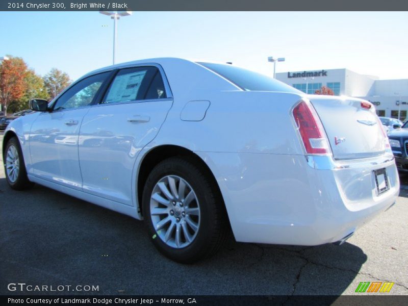 Bright White / Black 2014 Chrysler 300
