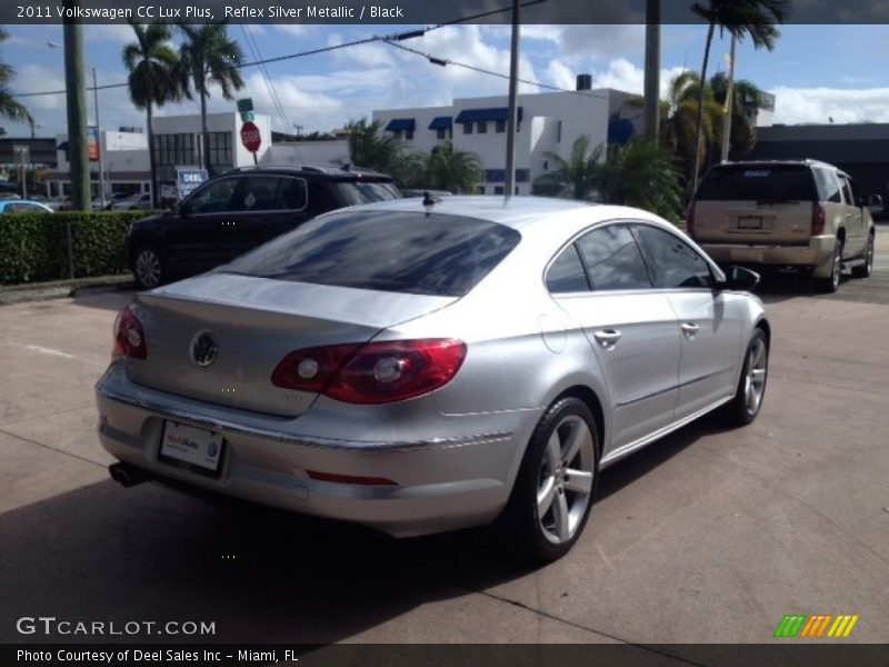 Reflex Silver Metallic / Black 2011 Volkswagen CC Lux Plus