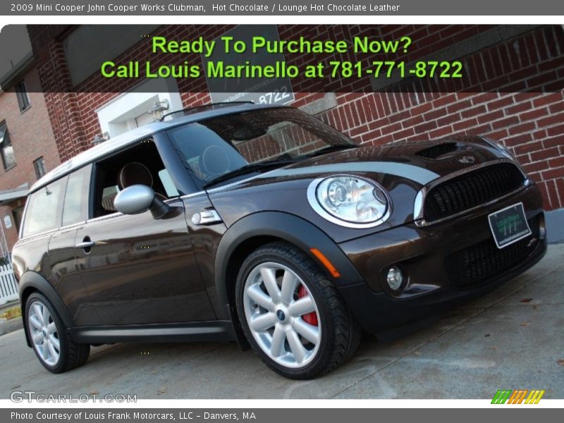 Hot Chocolate / Lounge Hot Chocolate Leather 2009 Mini Cooper John Cooper Works Clubman