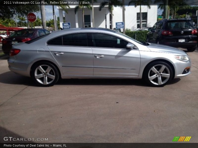Reflex Silver Metallic / Black 2011 Volkswagen CC Lux Plus