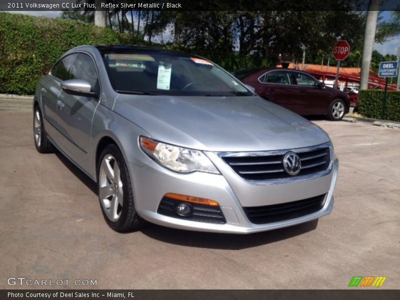 Reflex Silver Metallic / Black 2011 Volkswagen CC Lux Plus