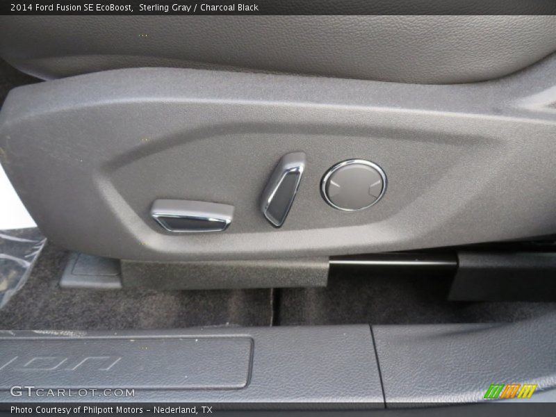 Sterling Gray / Charcoal Black 2014 Ford Fusion SE EcoBoost