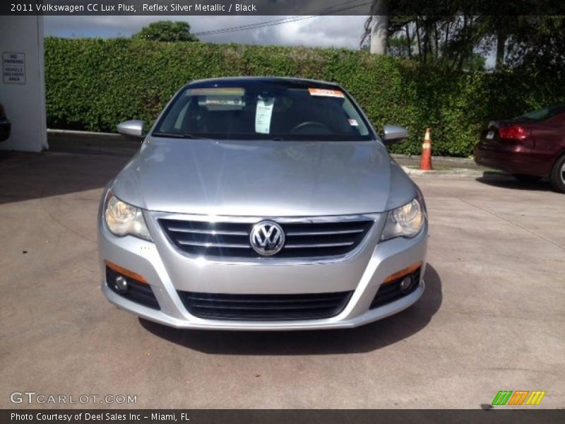 Reflex Silver Metallic / Black 2011 Volkswagen CC Lux Plus