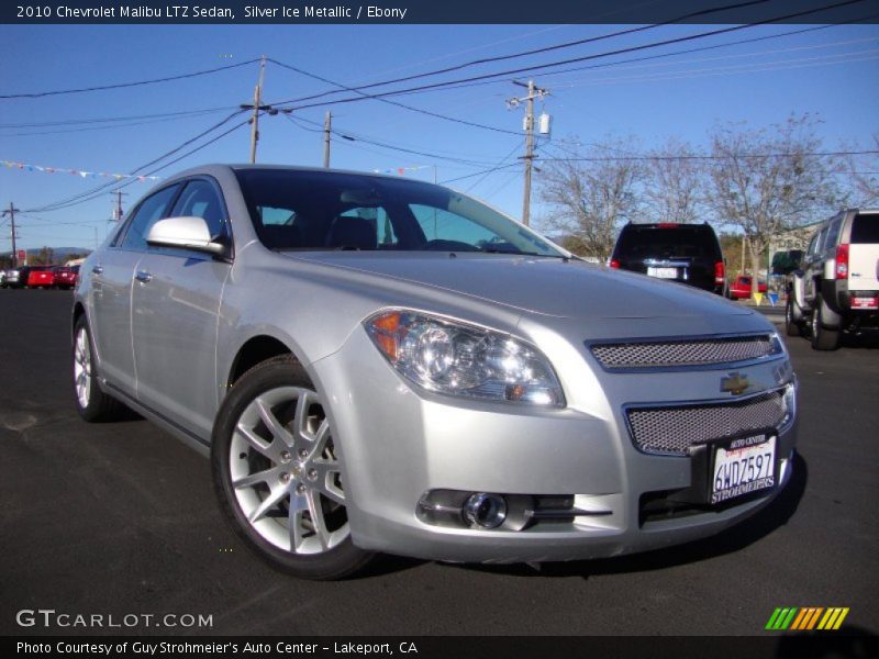 Silver Ice Metallic / Ebony 2010 Chevrolet Malibu LTZ Sedan
