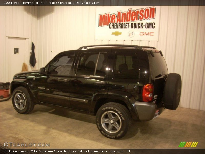 Black Clearcoat / Dark Slate Gray 2004 Jeep Liberty Sport 4x4