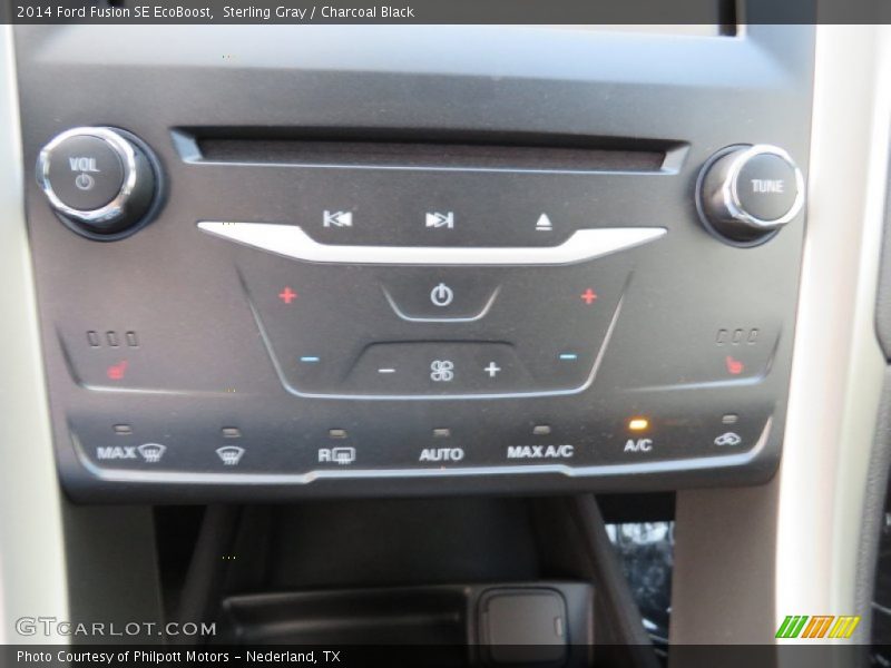 Sterling Gray / Charcoal Black 2014 Ford Fusion SE EcoBoost