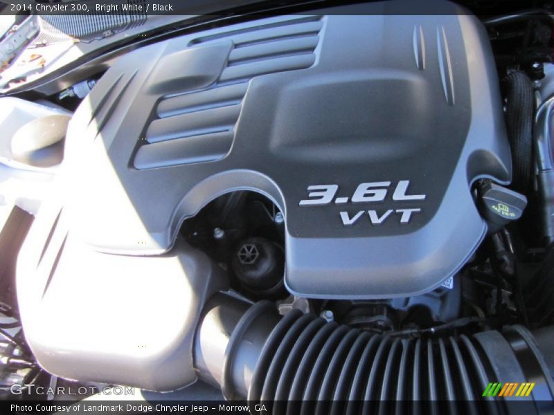 Bright White / Black 2014 Chrysler 300