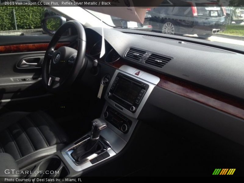Reflex Silver Metallic / Black 2011 Volkswagen CC Lux Plus