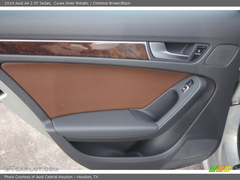 Cuvee Silver Metallic / Chestnut Brown/Black 2014 Audi A4 2.0T Sedan