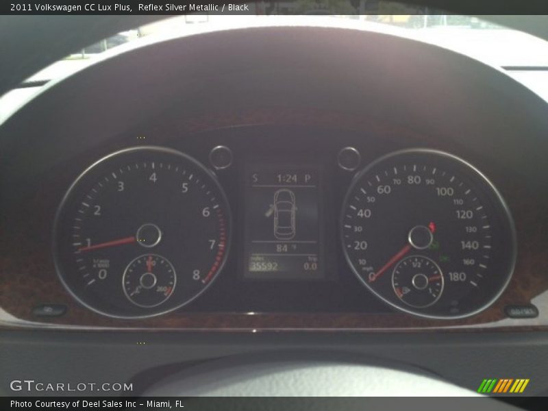 Reflex Silver Metallic / Black 2011 Volkswagen CC Lux Plus