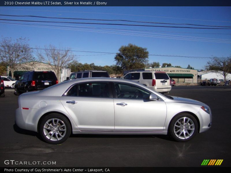 Silver Ice Metallic / Ebony 2010 Chevrolet Malibu LTZ Sedan