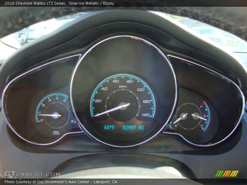 Silver Ice Metallic / Ebony 2010 Chevrolet Malibu LTZ Sedan